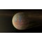 Artist Concept Of Exoplanet 55 Cancri E And Its Molten Surface Showing Material Blowing Of From Nearby Star Poster Print